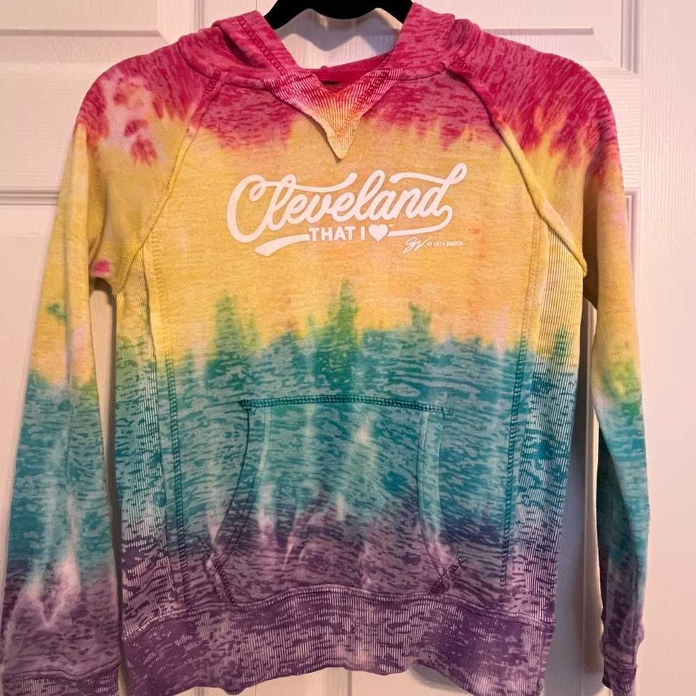 Colorful Tie-Dye Kids Hoodie